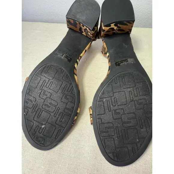 Unisa Women's Shoes Sandals Animal Print Heel Size 8,5M - Picture 8 of 9